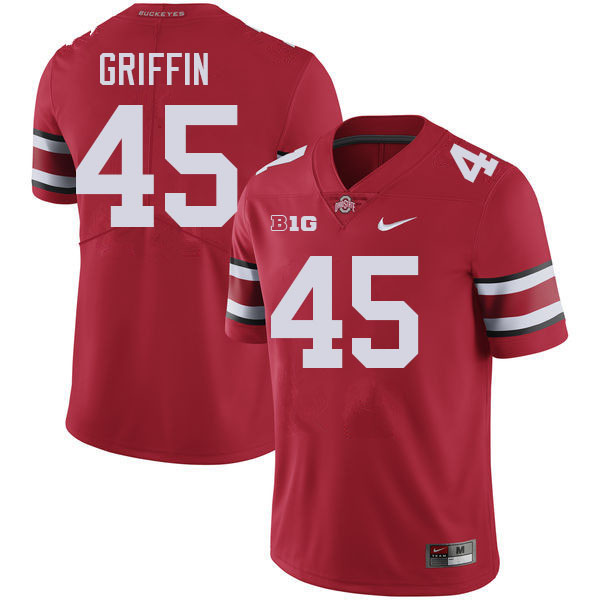 Archie Griffin Ohio State Buckeyes Jersey College Football Uniforms-Red